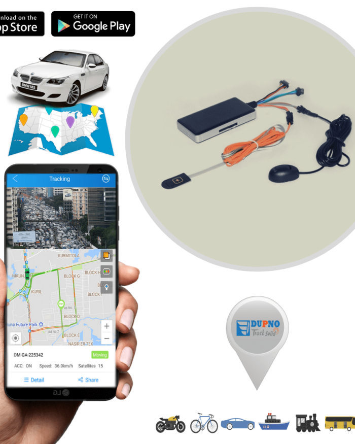 Standard Plus Car Finder GPS Tracker | DUPNO VTS
