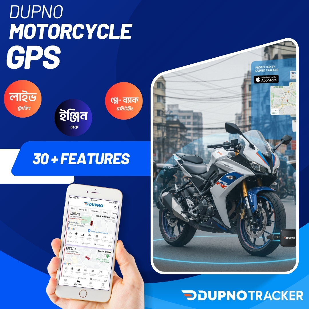 Dupno Motorcycle GPS Tracker