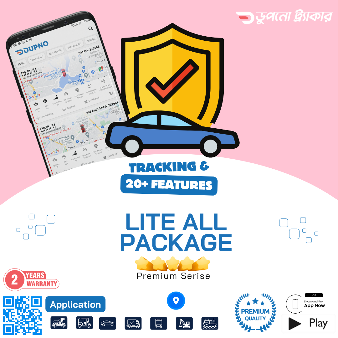 Lite All Package | Best GPS Tracking Solution for Your Vehicle