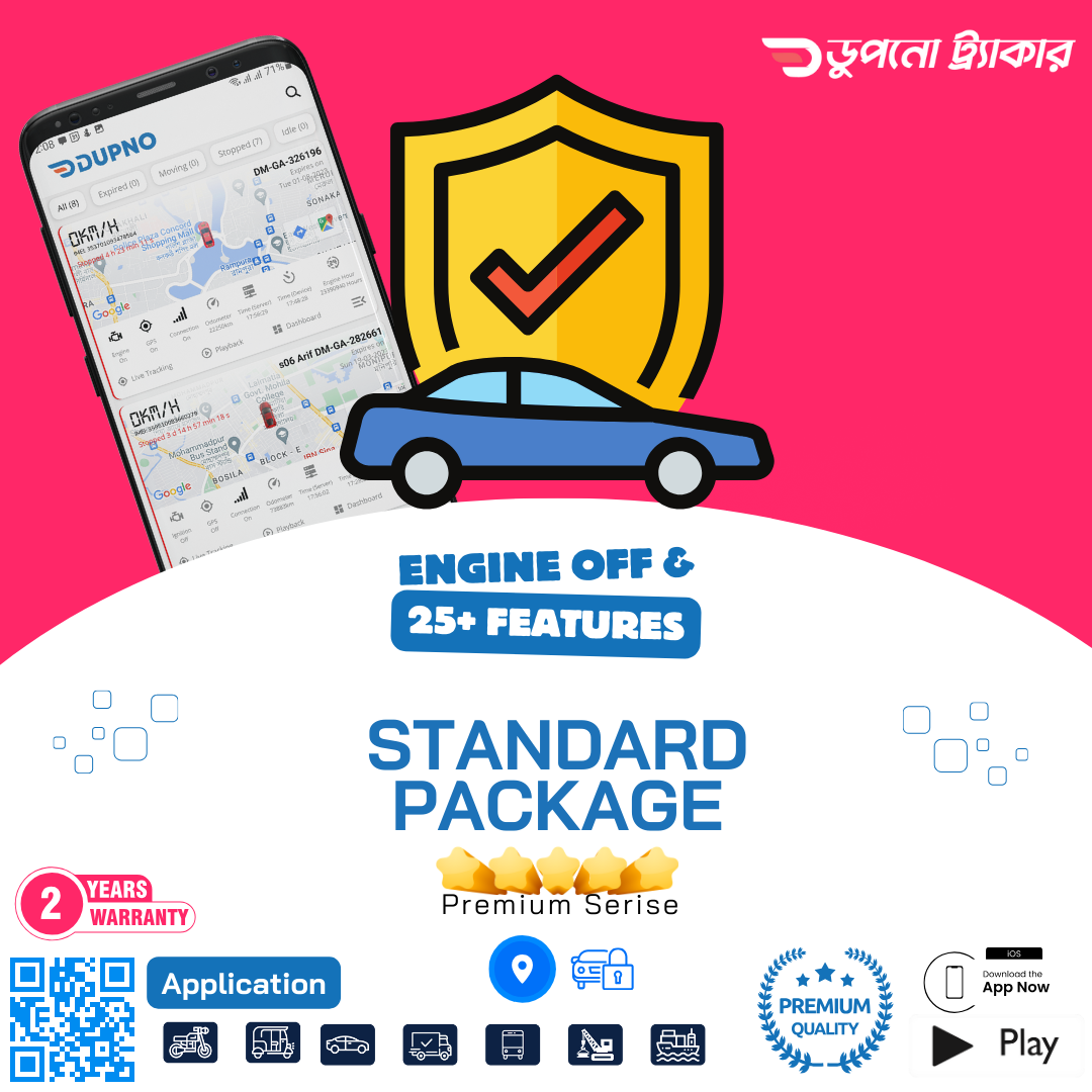 Standard Package | Vehicle Tracking Package for Optimal Fleet Management