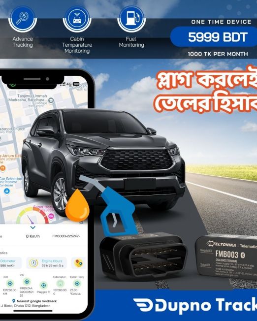 DUPNO Advanced Plug and Play OBD Tracker
