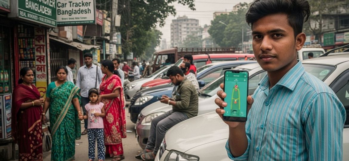 car tracker Bangladesh Dhaka street