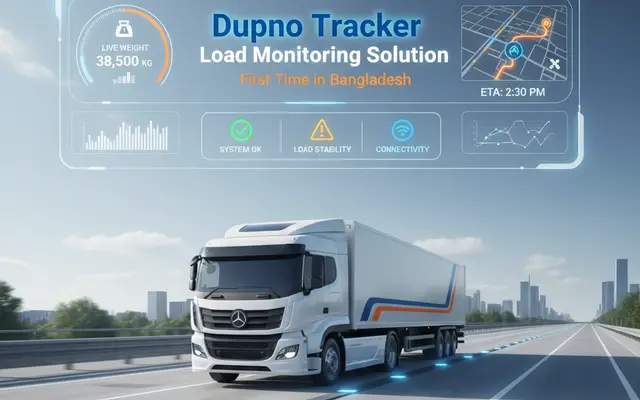 Truck load monitoring dashboard